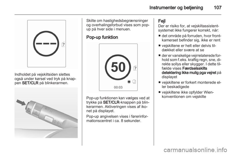 OPEL ASTRA J 2011  Instruktionsbog (in Danish) 