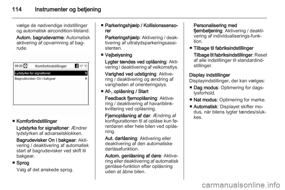 OPEL ASTRA J 2011  Instruktionsbog (in Danish) 