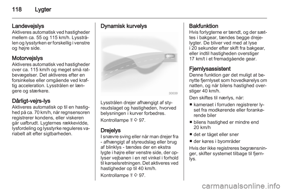 OPEL ASTRA J 2011  Instruktionsbog (in Danish) 