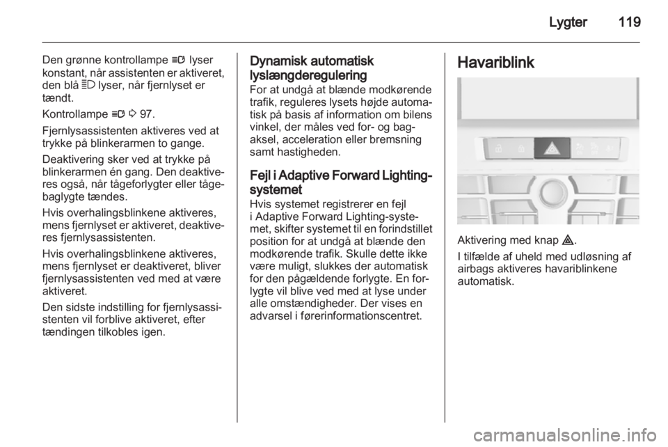 OPEL ASTRA J 2011  Instruktionsbog (in Danish) 
