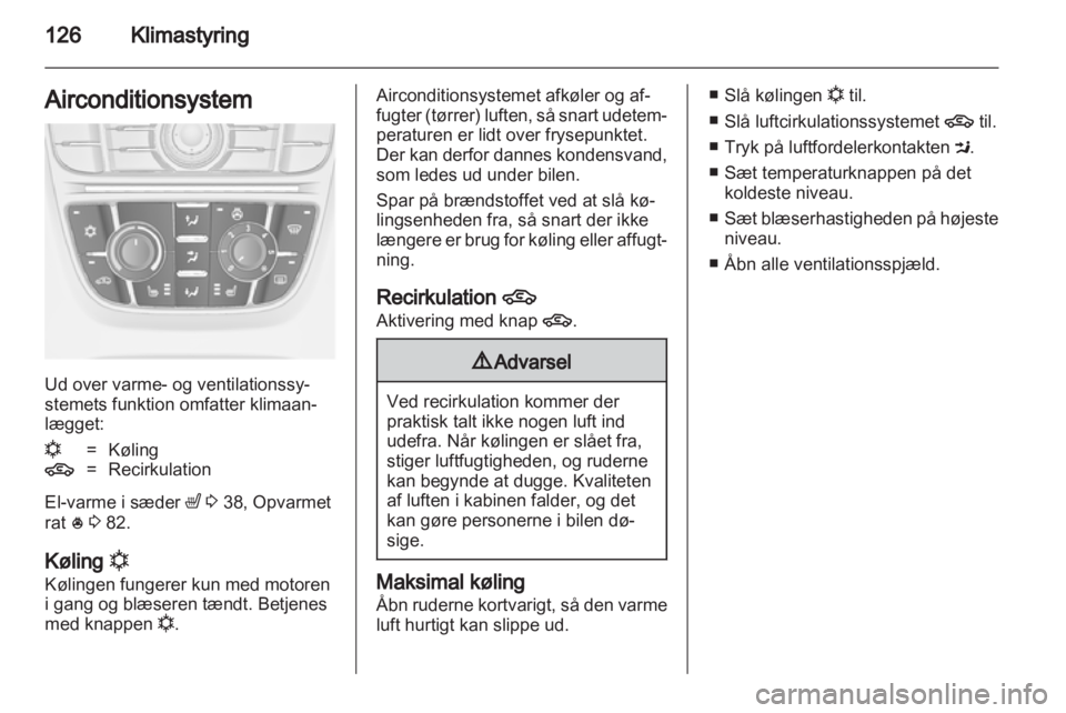 OPEL ASTRA J 2011  Instruktionsbog (in Danish) 