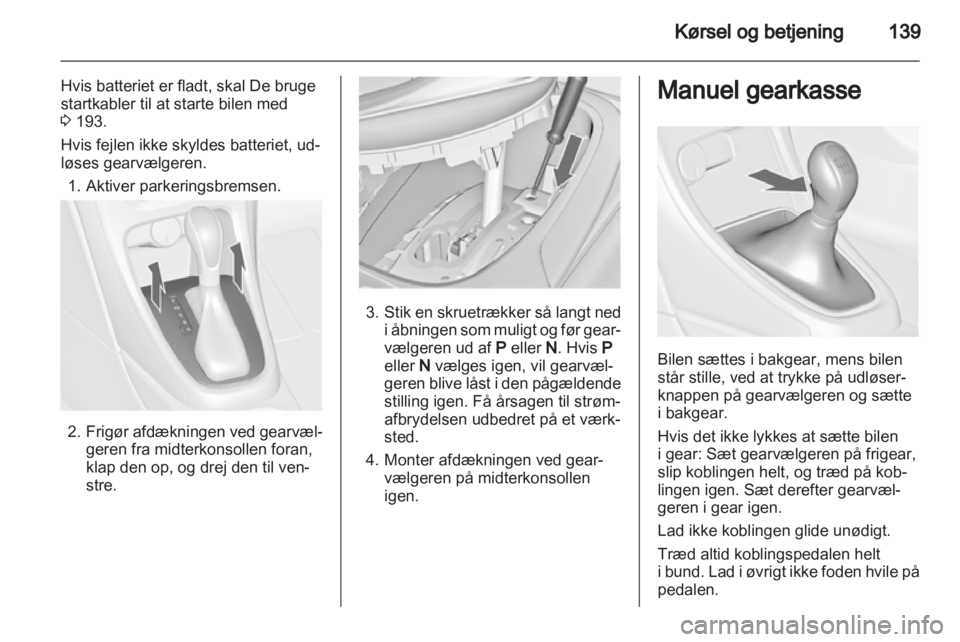 OPEL ASTRA J 2011  Instruktionsbog (in Danish) 