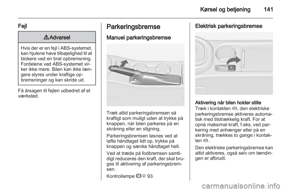 OPEL ASTRA J 2011  Instruktionsbog (in Danish) 