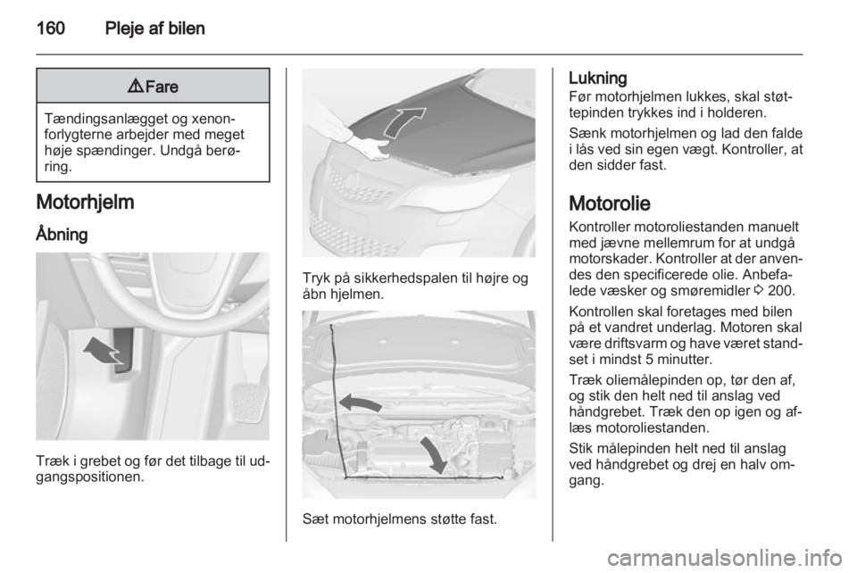 OPEL ASTRA J 2011  Instruktionsbog (in Danish) 