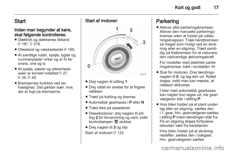 OPEL ASTRA J 2011  Instruktionsbog (in Danish) 