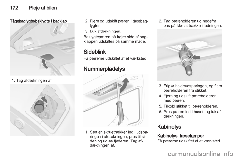 OPEL ASTRA J 2011  Instruktionsbog (in Danish) 