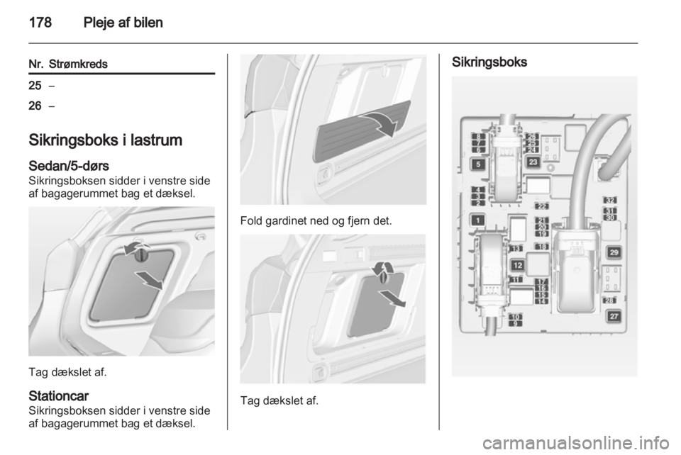OPEL ASTRA J 2011  Instruktionsbog (in Danish) 