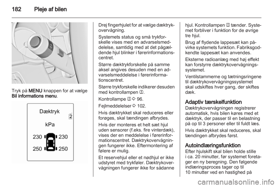 OPEL ASTRA J 2011  Instruktionsbog (in Danish) 