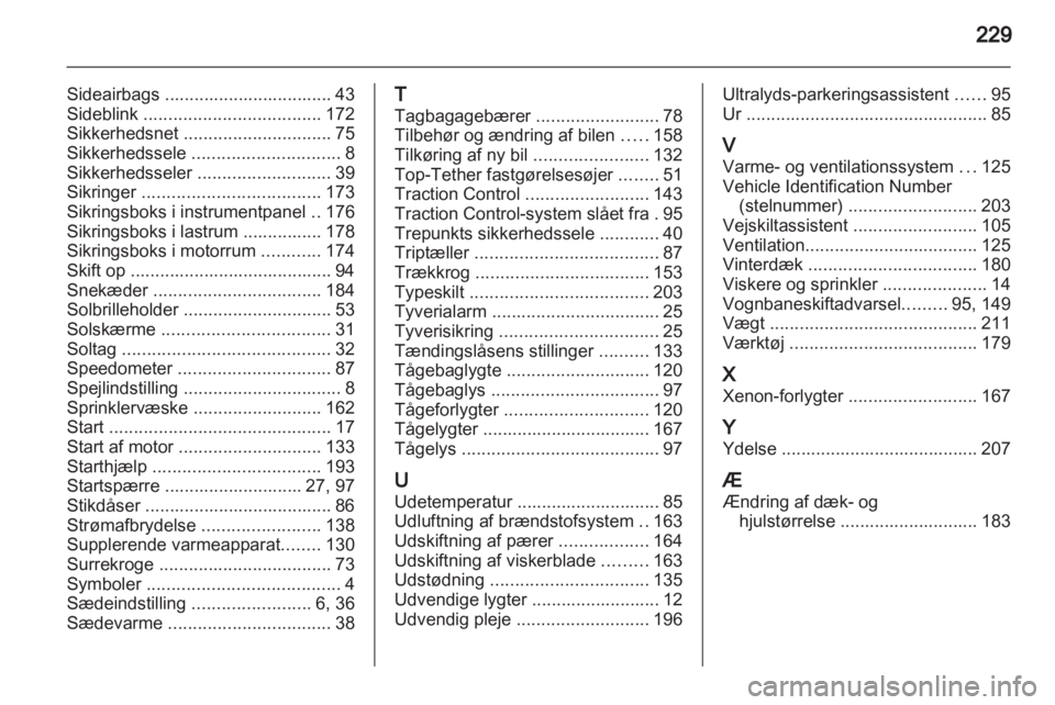 OPEL ASTRA J 2011  Instruktionsbog (in Danish) 