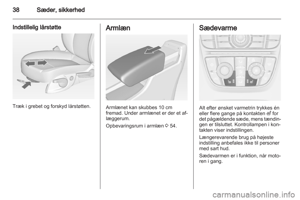 OPEL ASTRA J 2011  Instruktionsbog (in Danish) 
