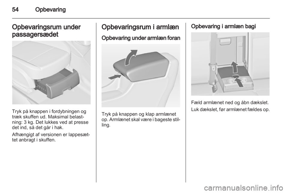 OPEL ASTRA J 2011  Instruktionsbog (in Danish) 