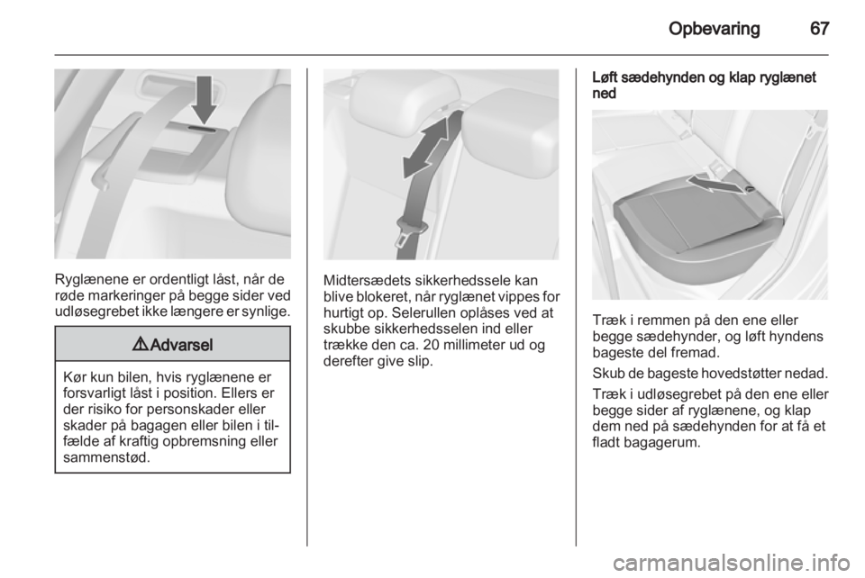 OPEL ASTRA J 2011  Instruktionsbog (in Danish) 
