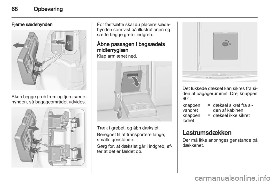 OPEL ASTRA J 2011  Instruktionsbog (in Danish) 
