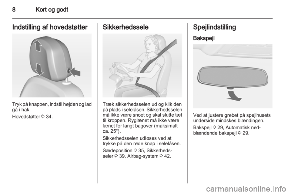 OPEL ASTRA J 2011  Instruktionsbog (in Danish) 