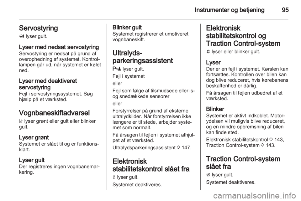 OPEL ASTRA J 2011  Instruktionsbog (in Danish) 
