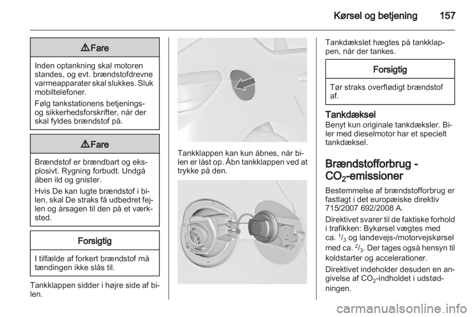 OPEL ASTRA J 2011.5  Instruktionsbog (in Danish) 