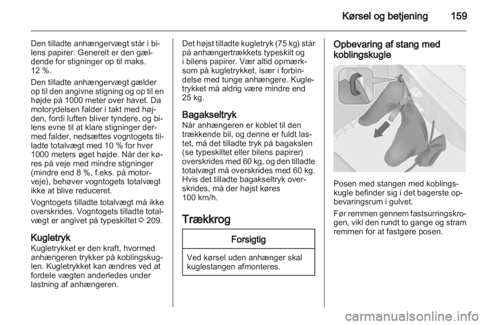 OPEL ASTRA J 2011.5  Instruktionsbog (in Danish) 
