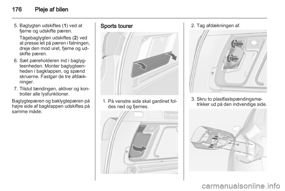 OPEL ASTRA J 2011.5  Instruktionsbog (in Danish) 