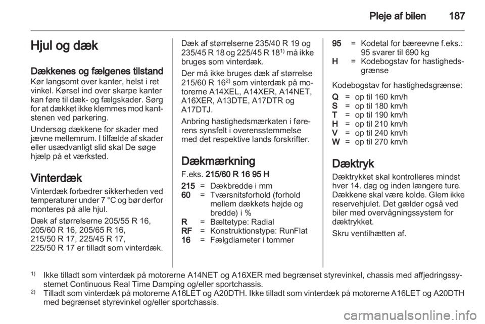 OPEL ASTRA J 2011.5  Instruktionsbog (in Danish) 