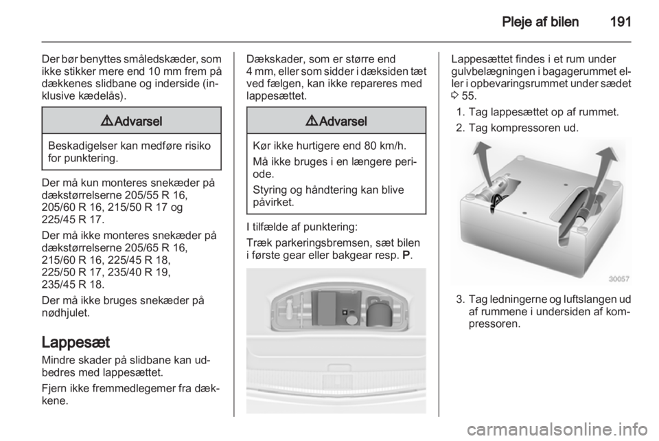 OPEL ASTRA J 2011.5  Instruktionsbog (in Danish) 