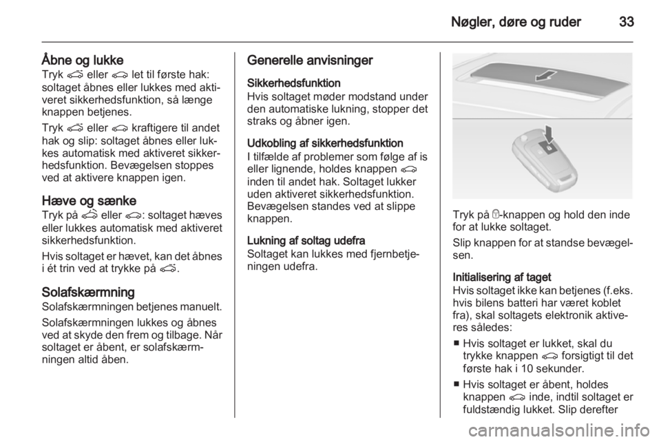 OPEL ASTRA J 2011.5  Instruktionsbog (in Danish) 