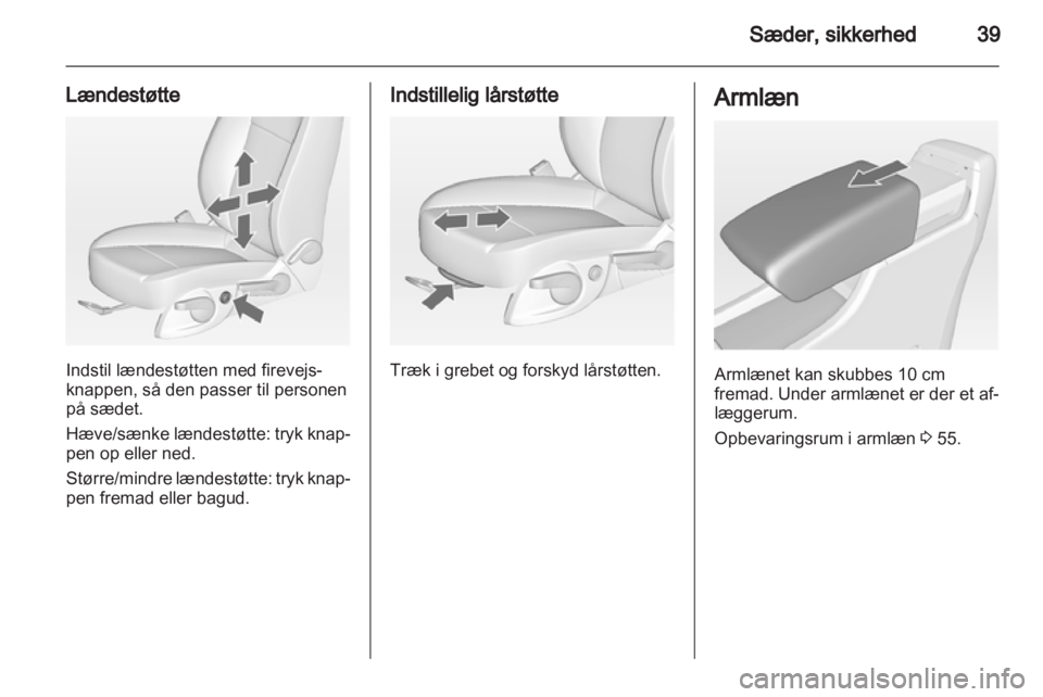OPEL ASTRA J 2011.5  Instruktionsbog (in Danish) 