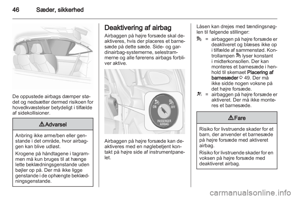 OPEL ASTRA J 2011.5  Instruktionsbog (in Danish) 