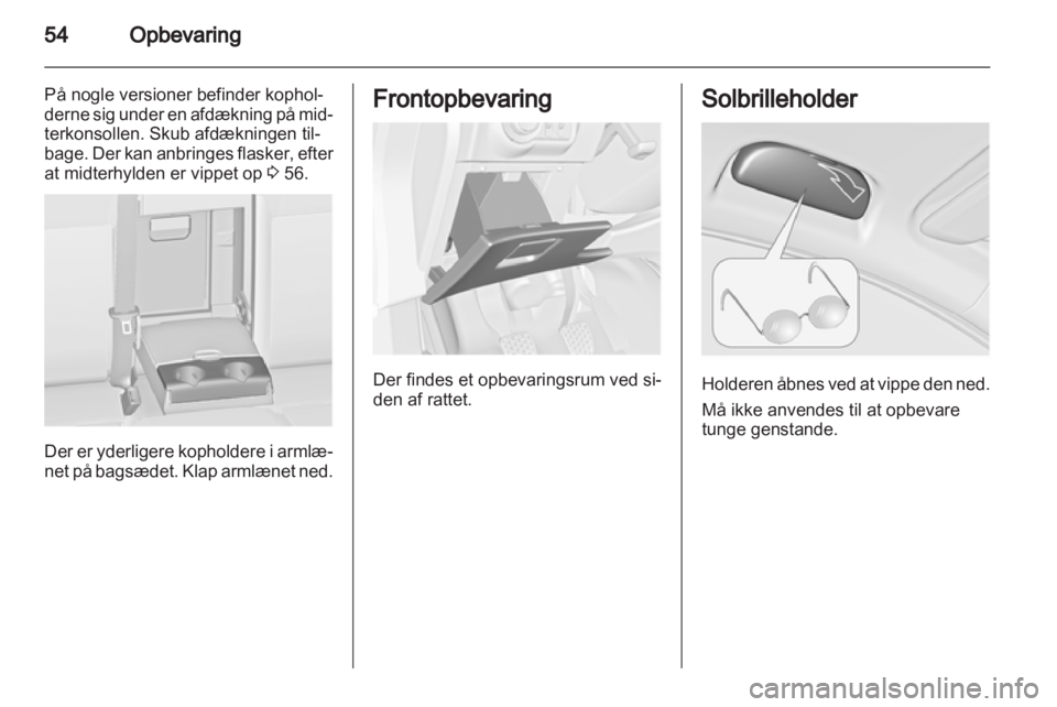 OPEL ASTRA J 2011.5  Instruktionsbog (in Danish) 