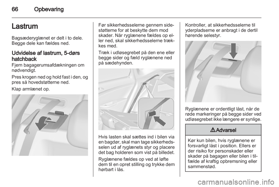 OPEL ASTRA J 2011.5  Instruktionsbog (in Danish) 