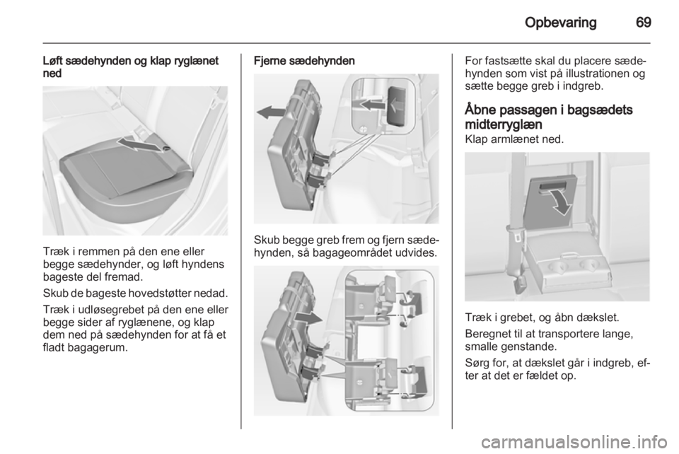 OPEL ASTRA J 2011.5  Instruktionsbog (in Danish) 