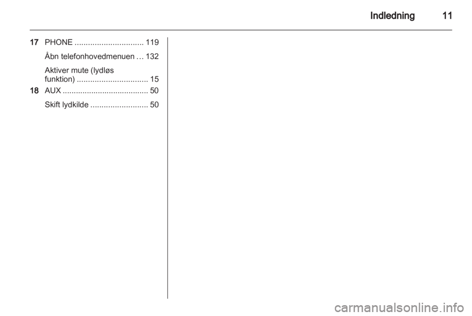 OPEL ASTRA J 2012  Instruktionsbog til Infotainment (in Danish) 