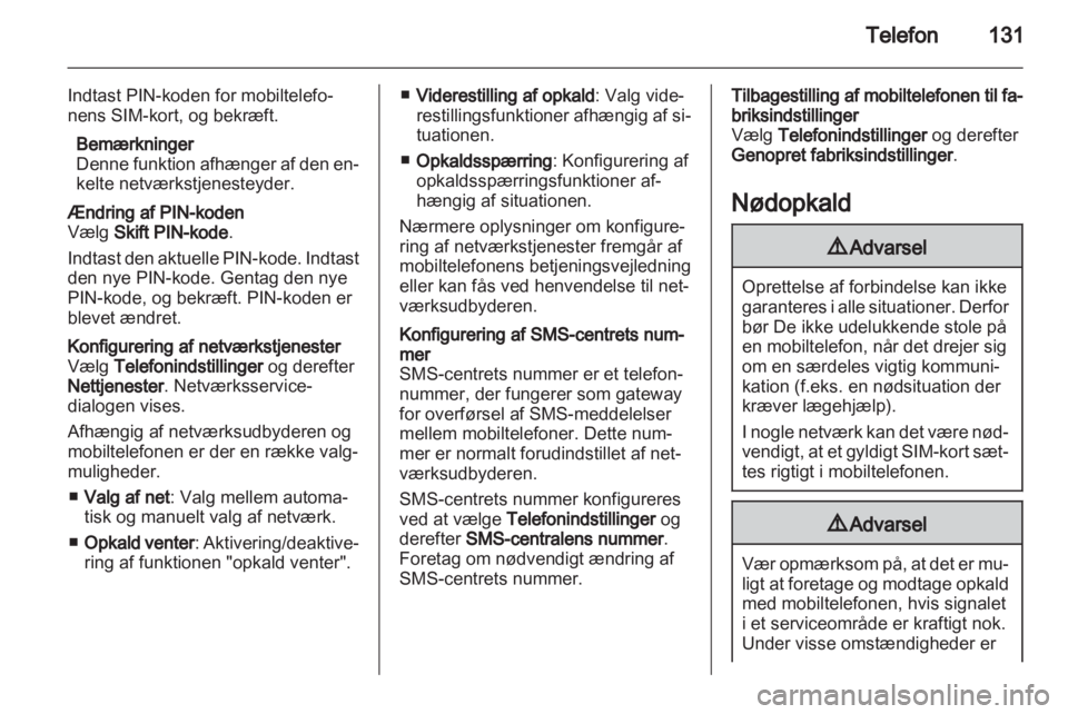 OPEL ASTRA J 2012  Instruktionsbog til Infotainment (in Danish) 