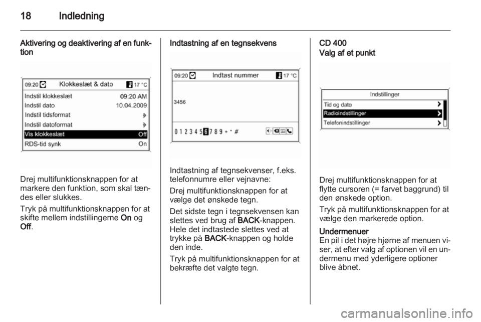 OPEL ASTRA J 2012  Instruktionsbog til Infotainment (in Danish) 