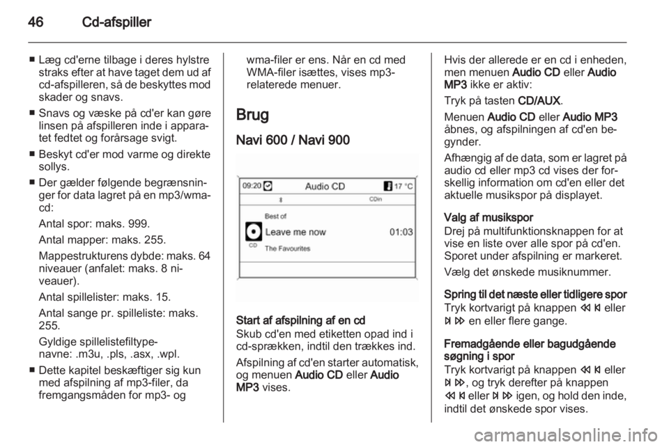 OPEL ASTRA J 2012  Instruktionsbog til Infotainment (in Danish) 
