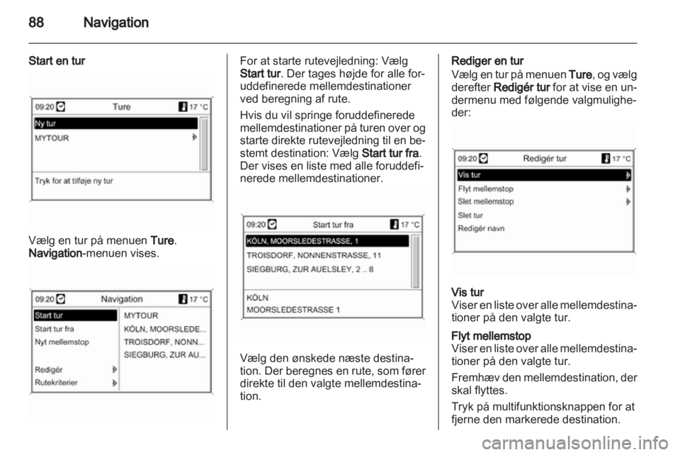 OPEL ASTRA J 2012  Instruktionsbog til Infotainment (in Danish) 