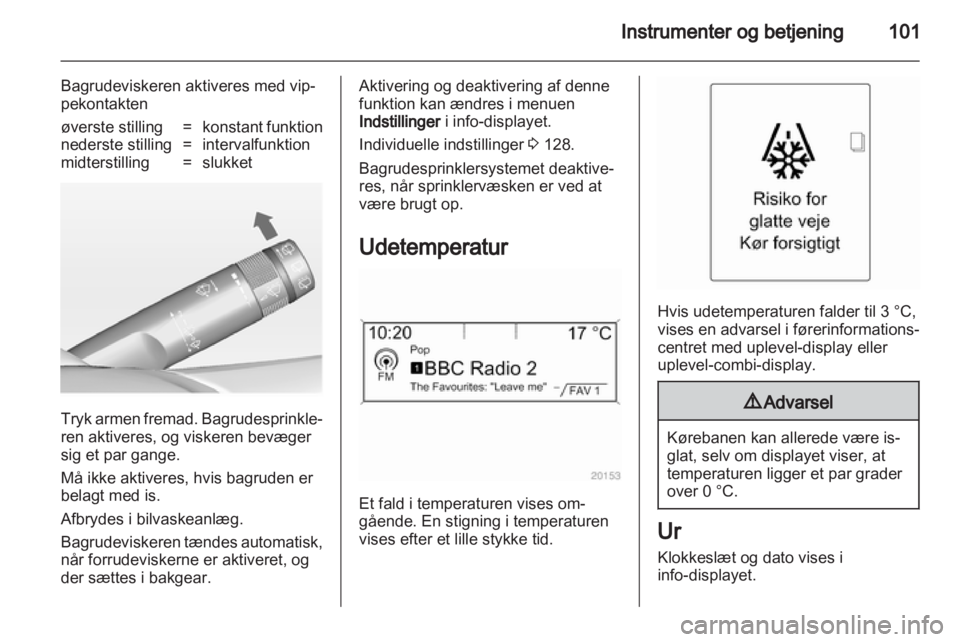 OPEL ASTRA J 2013  Instruktionsbog (in Danish) 
