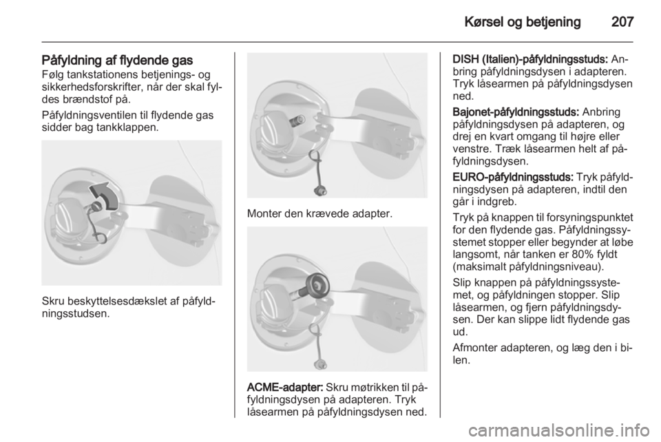OPEL ASTRA J 2013  Instruktionsbog (in Danish) 