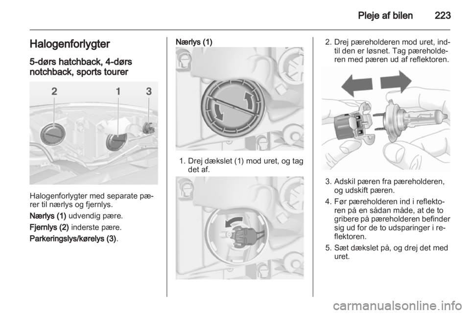 OPEL ASTRA J 2013  Instruktionsbog (in Danish) 