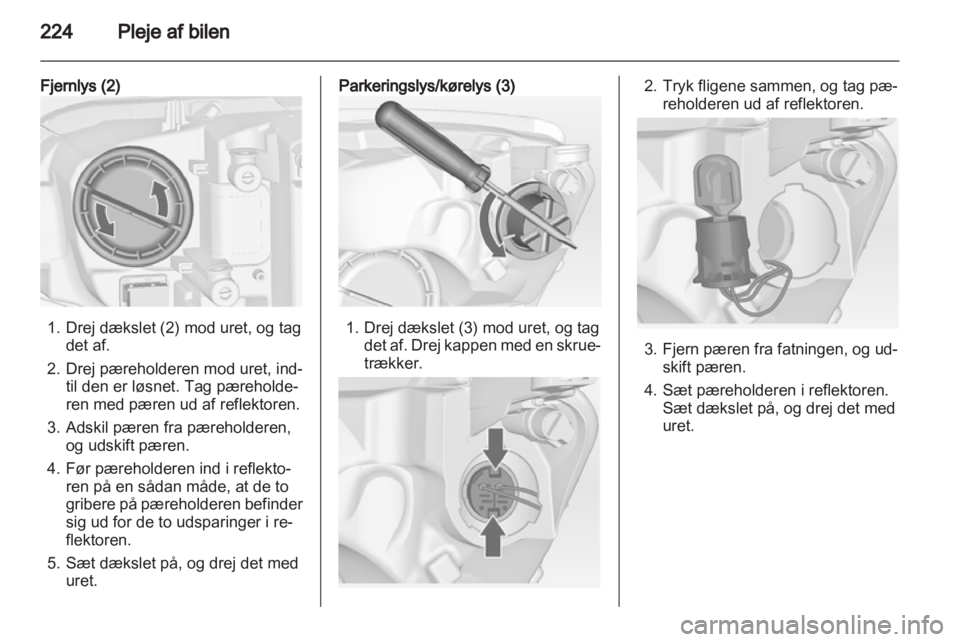 OPEL ASTRA J 2013  Instruktionsbog (in Danish) 