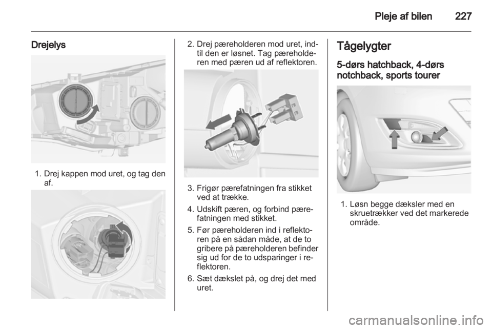 OPEL ASTRA J 2013  Instruktionsbog (in Danish) 