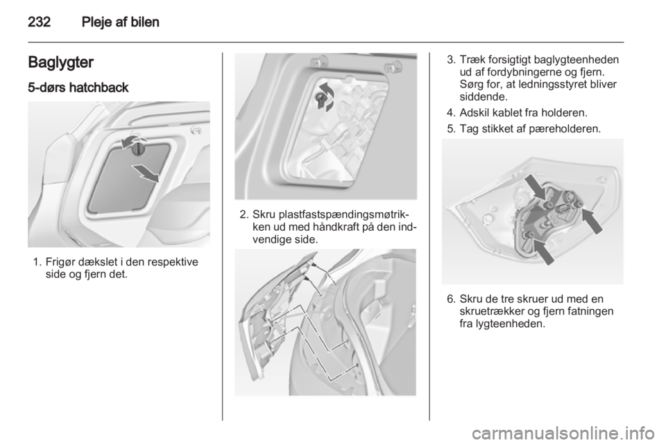 OPEL ASTRA J 2013  Instruktionsbog (in Danish) 
