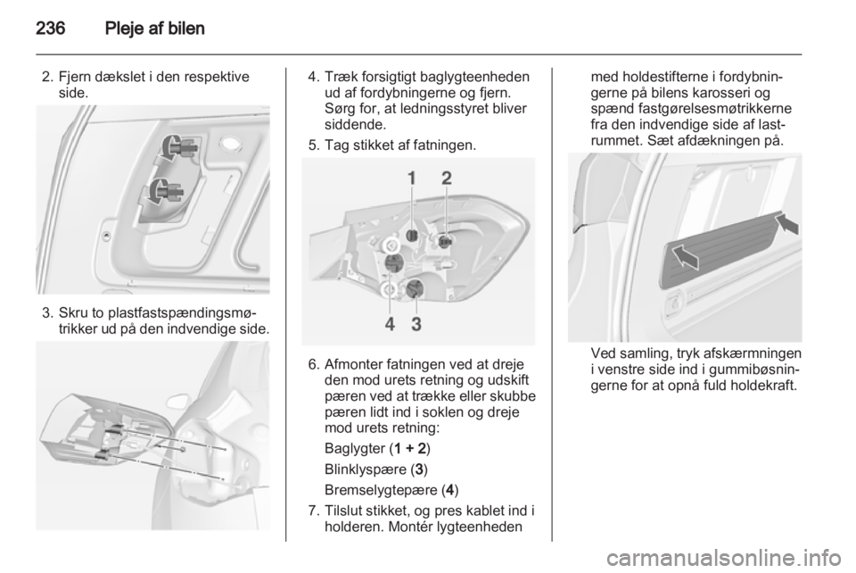 OPEL ASTRA J 2013  Instruktionsbog (in Danish) 