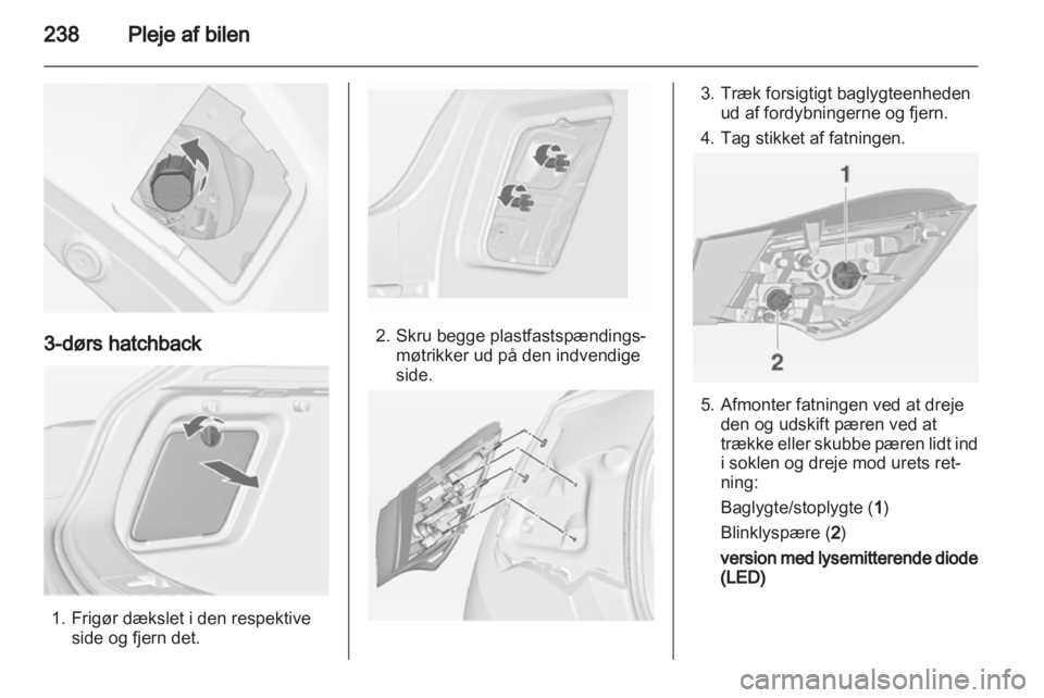 OPEL ASTRA J 2013  Instruktionsbog (in Danish) 