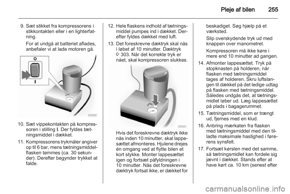 OPEL ASTRA J 2013  Instruktionsbog (in Danish) 