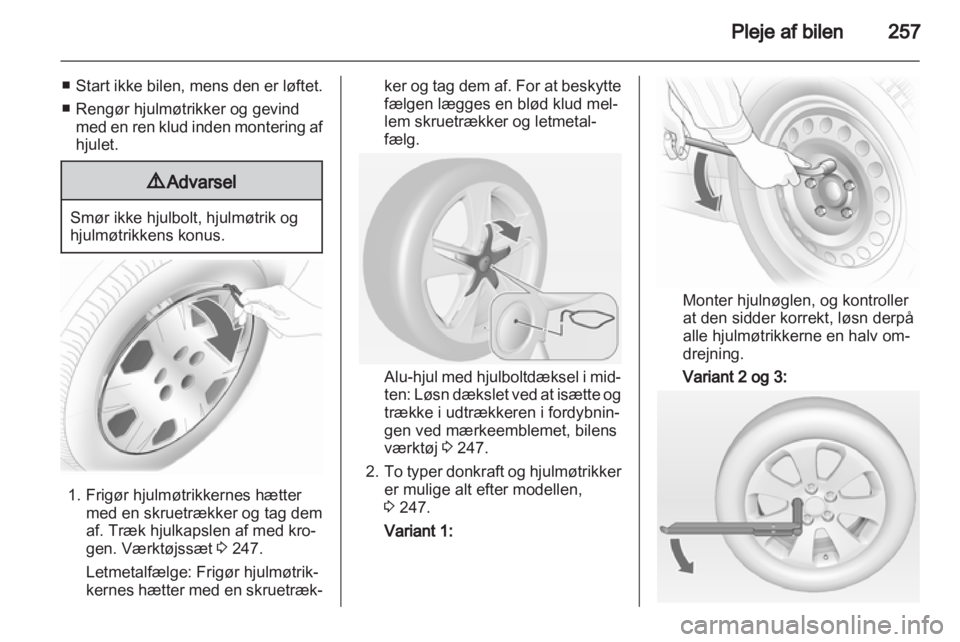 OPEL ASTRA J 2013  Instruktionsbog (in Danish) 