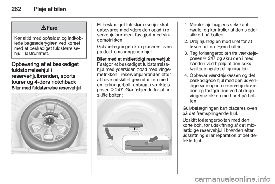 OPEL ASTRA J 2013  Instruktionsbog (in Danish) 