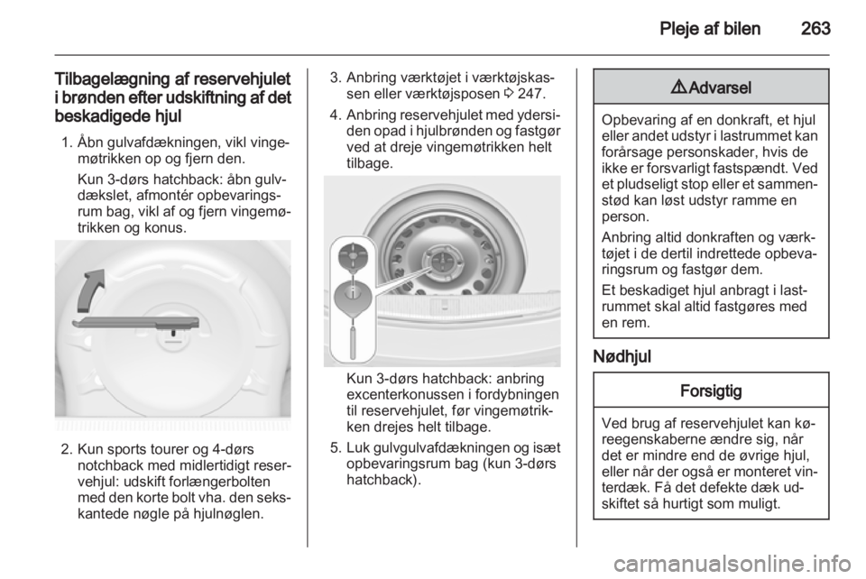 OPEL ASTRA J 2013  Instruktionsbog (in Danish) 