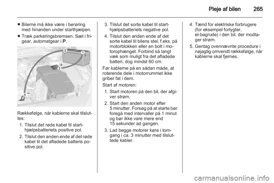 OPEL ASTRA J 2013  Instruktionsbog (in Danish) 