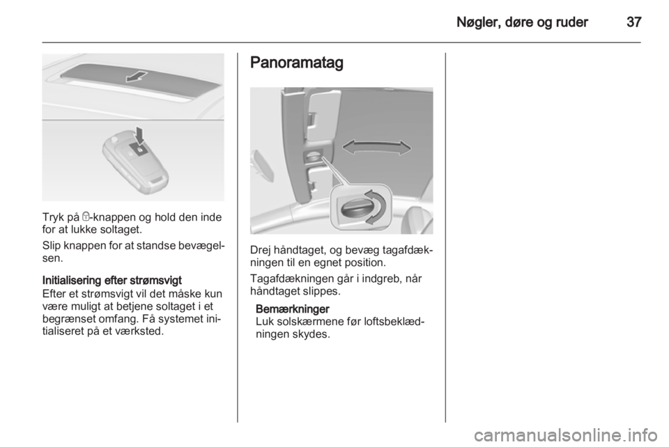 OPEL ASTRA J 2013  Instruktionsbog (in Danish) 