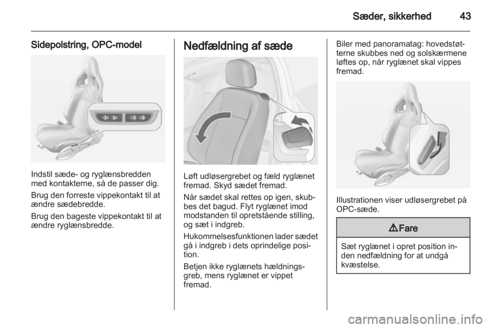 OPEL ASTRA J 2013  Instruktionsbog (in Danish) 